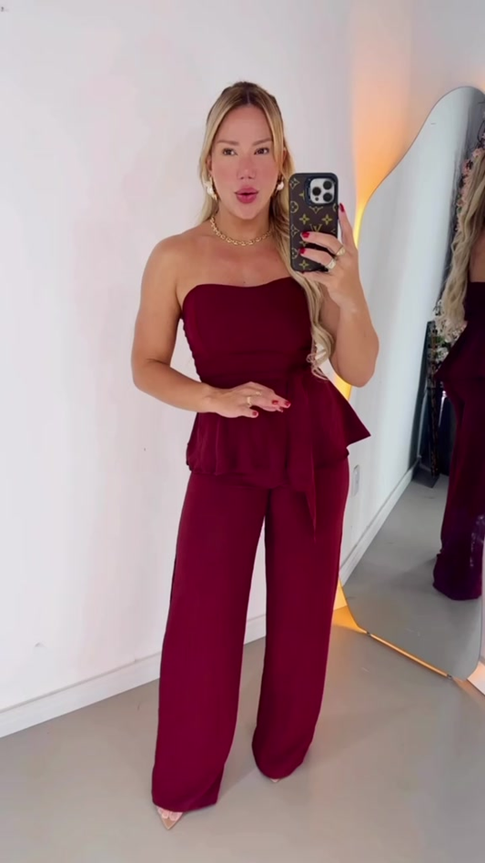 Conjunto Feminino Luxo Calça e Blusa